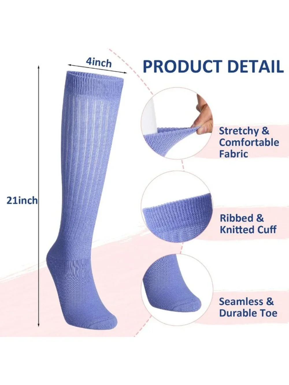 14 Pairs Colorful Slouchy Scrunch Socks for Women - Bright, Fun & Cozy Footwear